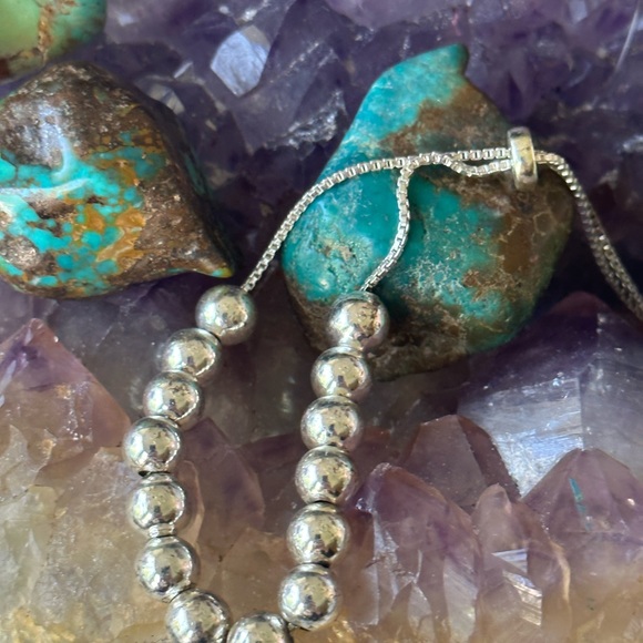 Sterling silver ball's adjustable bracelet - Picture 6 of 6